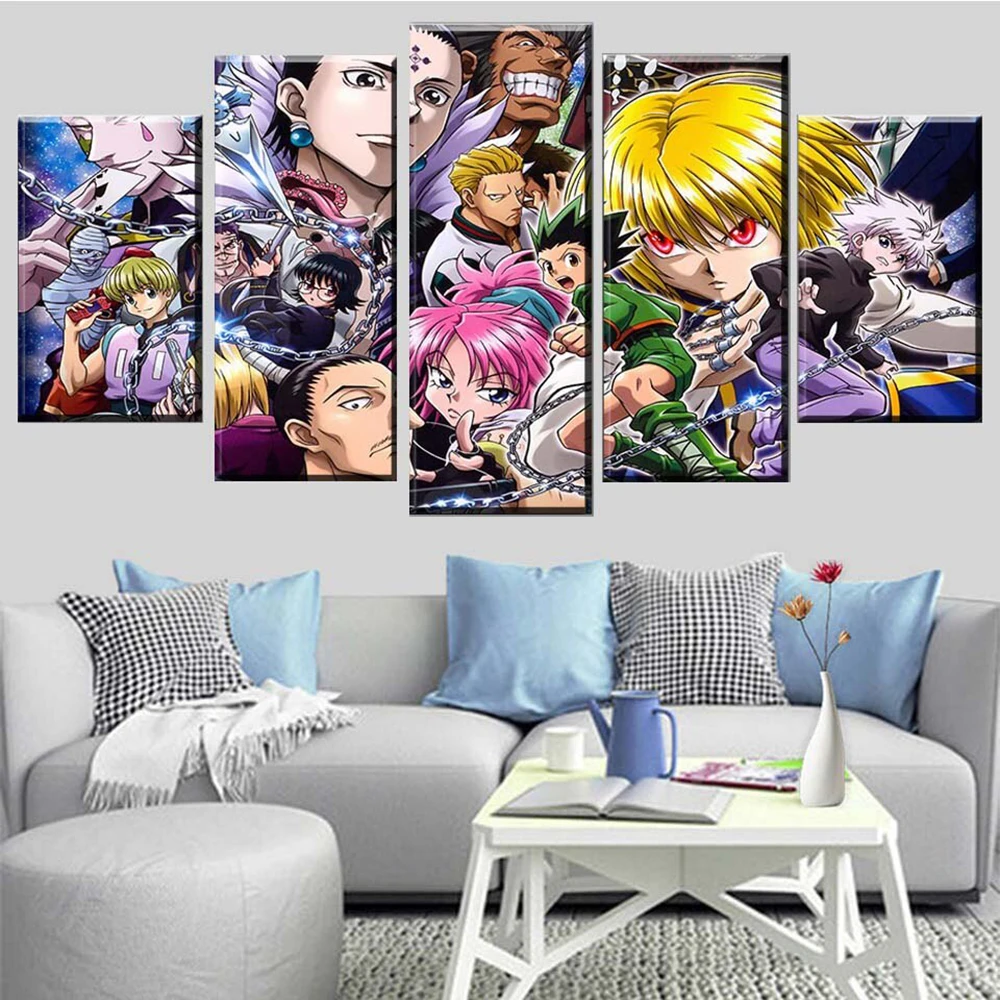 5 Pieces Wall Art Canvas Print Picture Japanese Anime Painting Home Decor Modular Animation Character Poster Room Decoration
5 Pieces Wall Art Canvas Print Picture Japanese Anime Painting Home Decor Modular Animation Character Poster Room Decoration