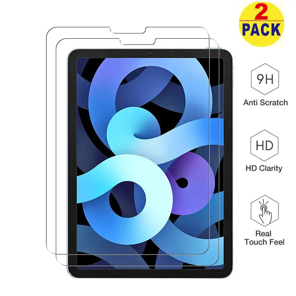For iPad Air 2020, iPad Air 4 Screen Protector HD Clear Anti-Scratch Tempered Glass Film
For iPad Air 2020, iPad Air 4 Screen Protector HD Clear Anti-Scratch Tempered Glass Film