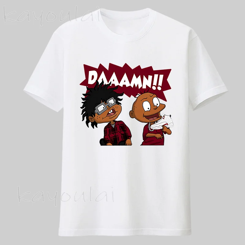 2022 New Arrivals 100% Cotton Unisex Graphic T Shirts Custom Damn Meme Rugrats Printing Personalized T Shirts
2022 New Arrivals 100% Cotton Unisex Graphic T Shirts Custom Damn Meme Rugrats Printing Personalized T Shirts
