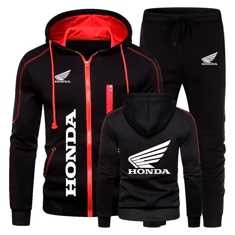 Костюм спортивный мужской на молнии, Свитшот и штаны с принтом крыла автомобиля Honda, флисовая Спортивная одежда для бега и фитнеса, осень
Костюм спортивный мужской на молнии, Свитшот и штаны с принтом крыла автомобиля Honda, флисовая Спортивная одежда для бега и фитнеса, осень