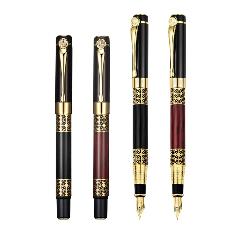 High-End Business Office Stylish Black Neutral Metal Signature Fountain Pen School Office Supplies
High-End Business Office Stylish Black Neutral Metal Signature Fountain Pen School Office Supplies