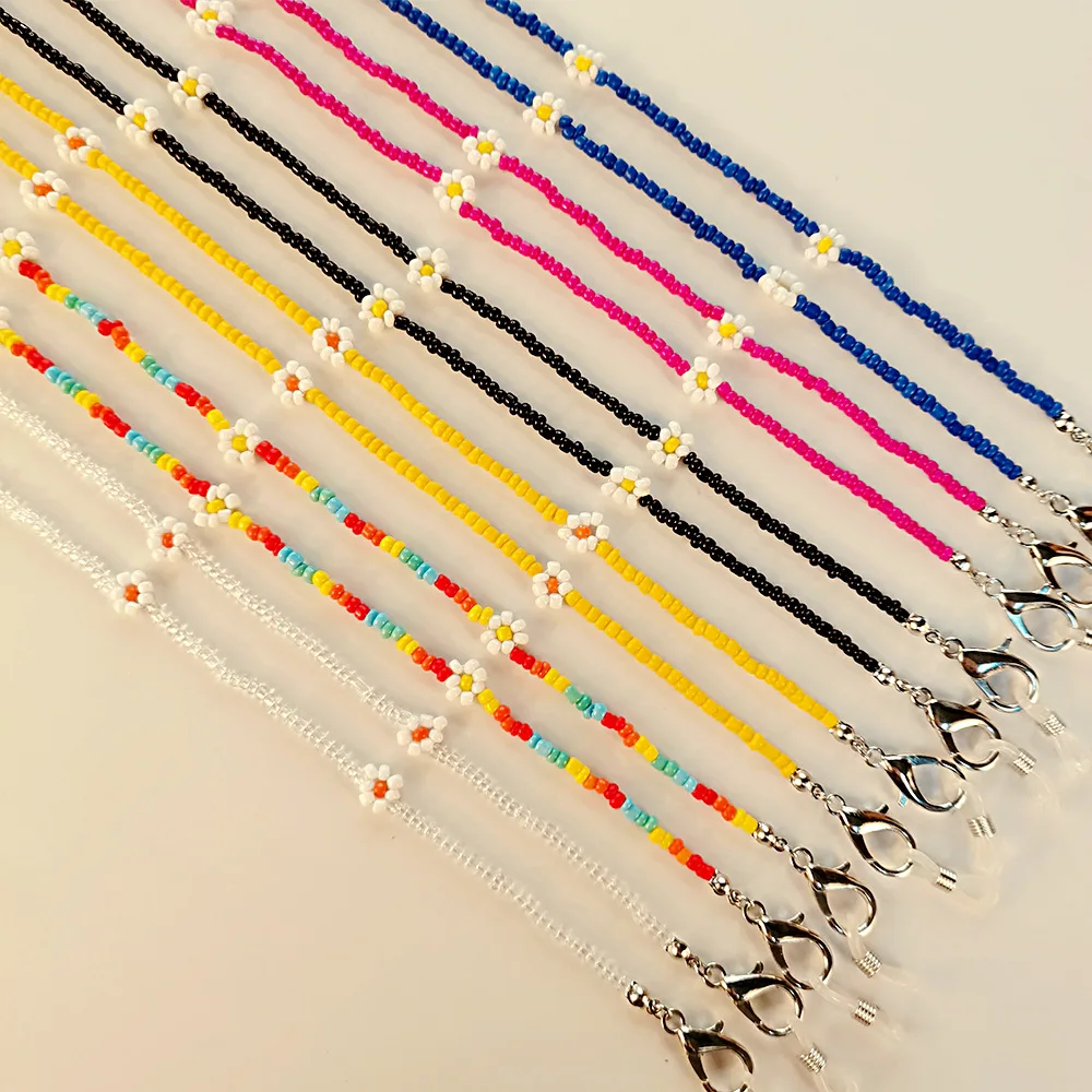 Fashion Retro Beads Reading Glasses Chains Flower Beaded Eyeglass Sunglasses Cord Neck Strap String Mask Chain Eyewear Jewelry
Fashion Retro Beads Reading Glasses Chains Flower Beaded Eyeglass Sunglasses Cord Neck Strap String Mask Chain Eyewear Jewelry