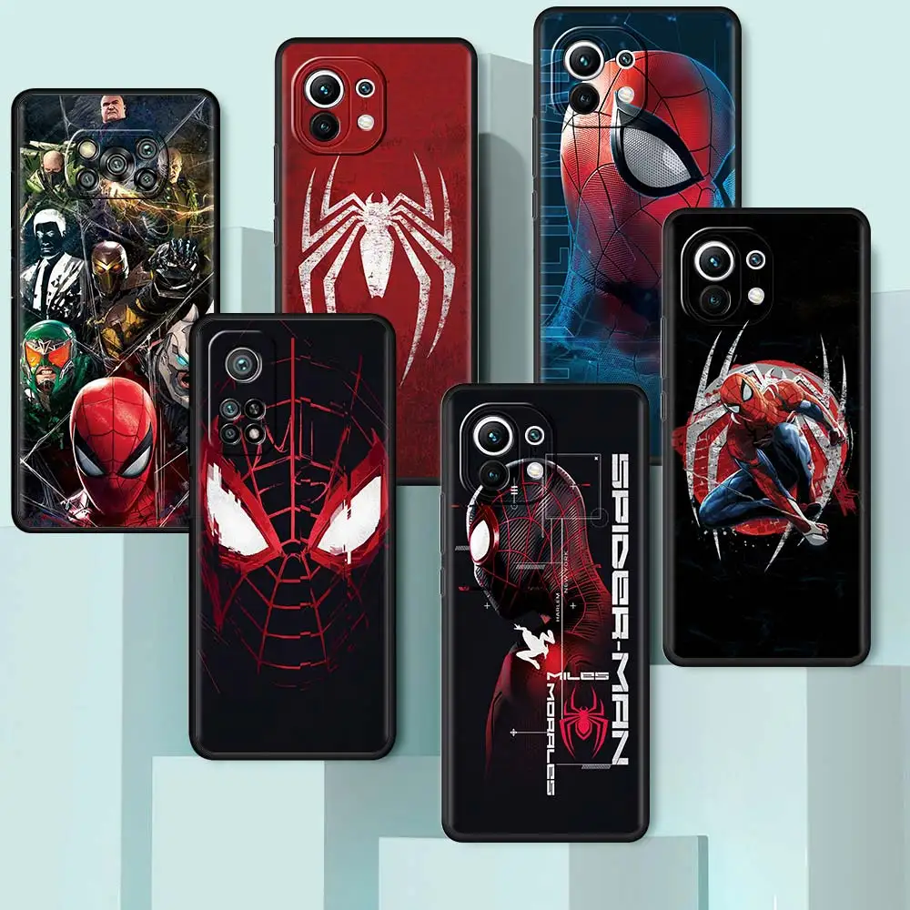 Spiderman Marvel Game Soft Cover For Xiaomi Mi Poco X3 NFC 11T M3 10T Pro Note 10Lite 9T 11 A2 Black Antifall Shell Phone Case
Spiderman Marvel Game Soft Cover For Xiaomi Mi Poco X3 NFC 11T M3 10T Pro Note 10Lite 9T 11 A2 Black Antifall Shell Phone Case