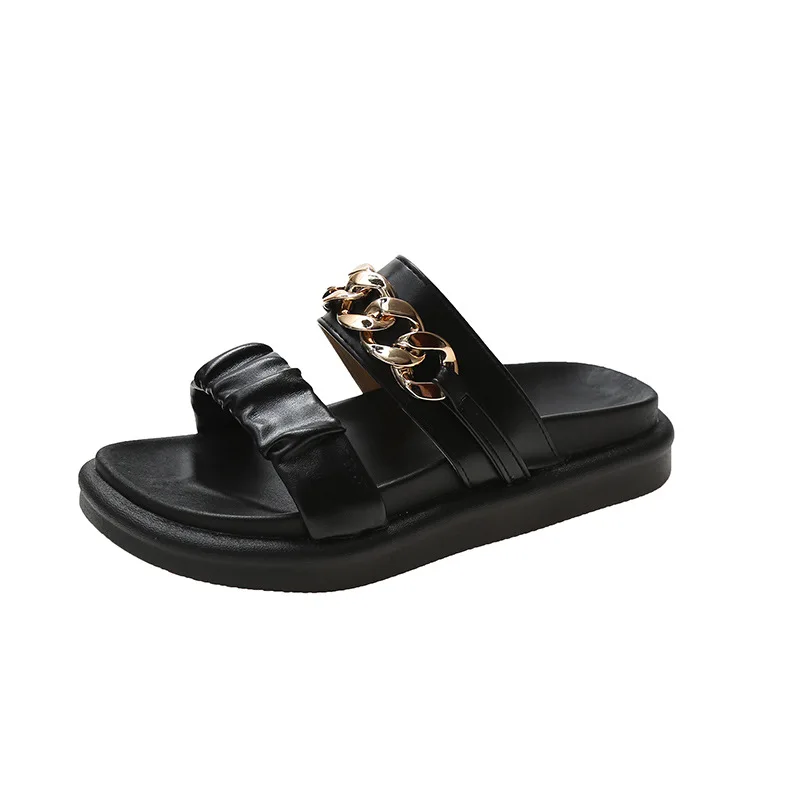 2021 Fashion Ladies Summer Sandals Slip On Open Toe Platform Shoes Chain Hollow Out Sandals large size Footwear
2021 Fashion Ladies Summer Sandals Slip On Open Toe Platform Shoes Chain Hollow Out Sandals large size Footwear