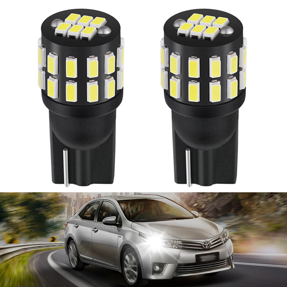 2PCS New T10 W5W High Quality Canbus No Error LED Wedge Parking Bulbs Car Dome Reading Lamps 168 501 3030 Auto Turn Side Light
2PCS New T10 W5W High Quality Canbus No Error LED Wedge Parking Bulbs Car Dome Reading Lamps 168 501 3030 Auto Turn Side Light