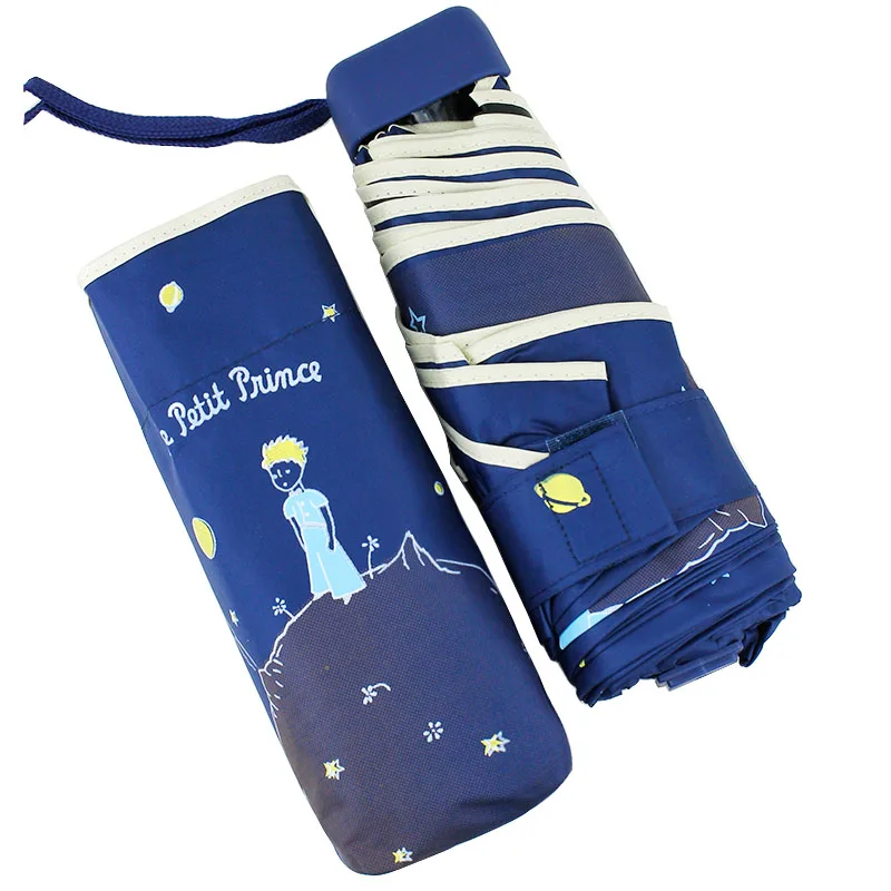 Mini Cute Little Prince Umbrella Rain Women Pocke Folding Umbrellas Female Sunny Parasol Lovely Pocket Girls Gift Umbrella
Mini Cute Little Prince Umbrella Rain Women Pocke Folding Umbrellas Female Sunny Parasol Lovely Pocket Girls Gift Umbrella