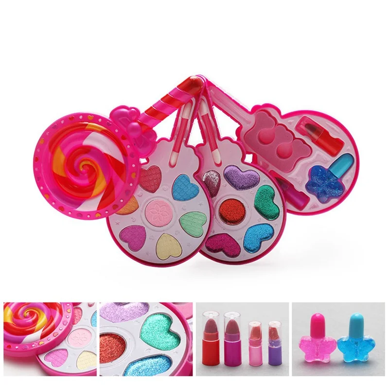 6 Styles Kid Makeup Set Toys Lollipop Dressing Cosmetics Girls Toy Plastic Safety Beauty Pretend Play Children Makeup Game Gift
6 Styles Kid Makeup Set Toys Lollipop Dressing Cosmetics Girls Toy Plastic Safety Beauty Pretend Play Children Makeup Game Gift