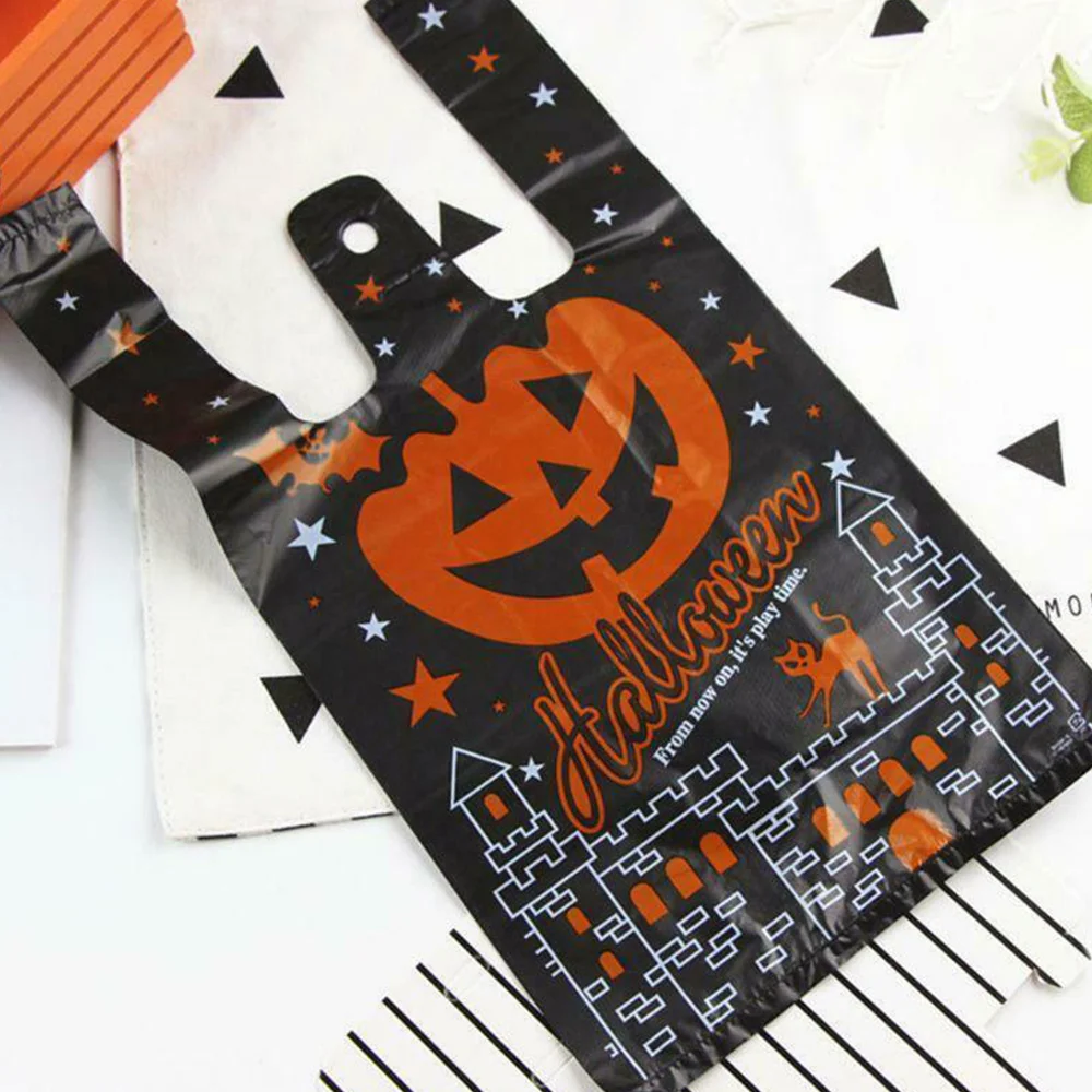 100PCS Black Pumpkin Halloween Vest Bag Shopping Bag Wholesale Portable Plastic Vest Packing Bag Supplies
100PCS Black Pumpkin Halloween Vest Bag Shopping Bag Wholesale Portable Plastic Vest Packing Bag Supplies