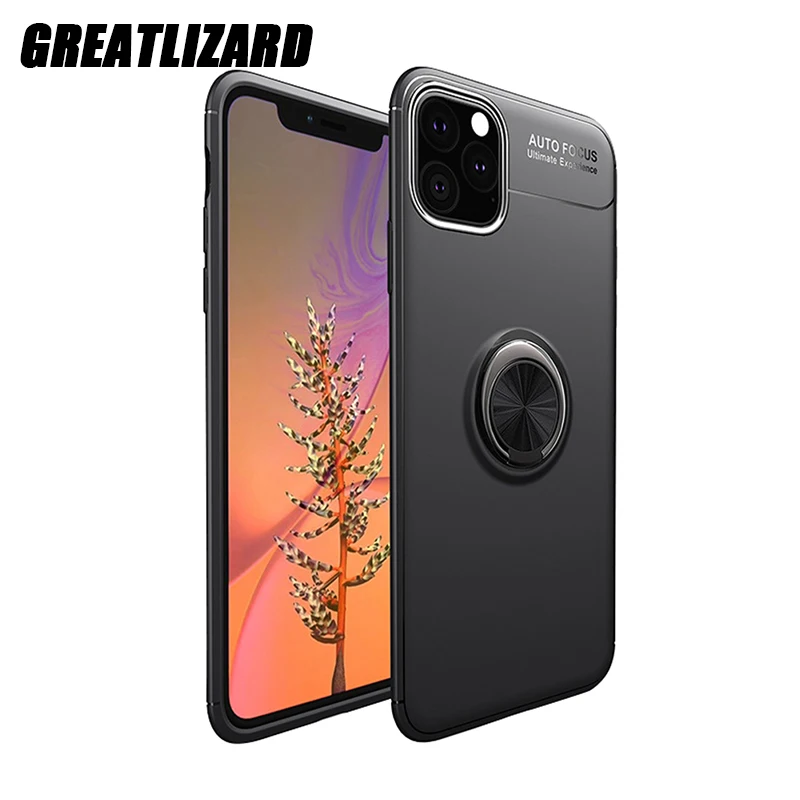 Greatlizard Phone Case With Ring Magnetic For Iphone 11 Pro Max Shockproof Cover Creative Ring Buckle Rotatable For Daily Car
Greatlizard Phone Case With Ring Magnetic For Iphone 11 Pro Max Shockproof Cover Creative Ring Buckle Rotatable For Daily Car