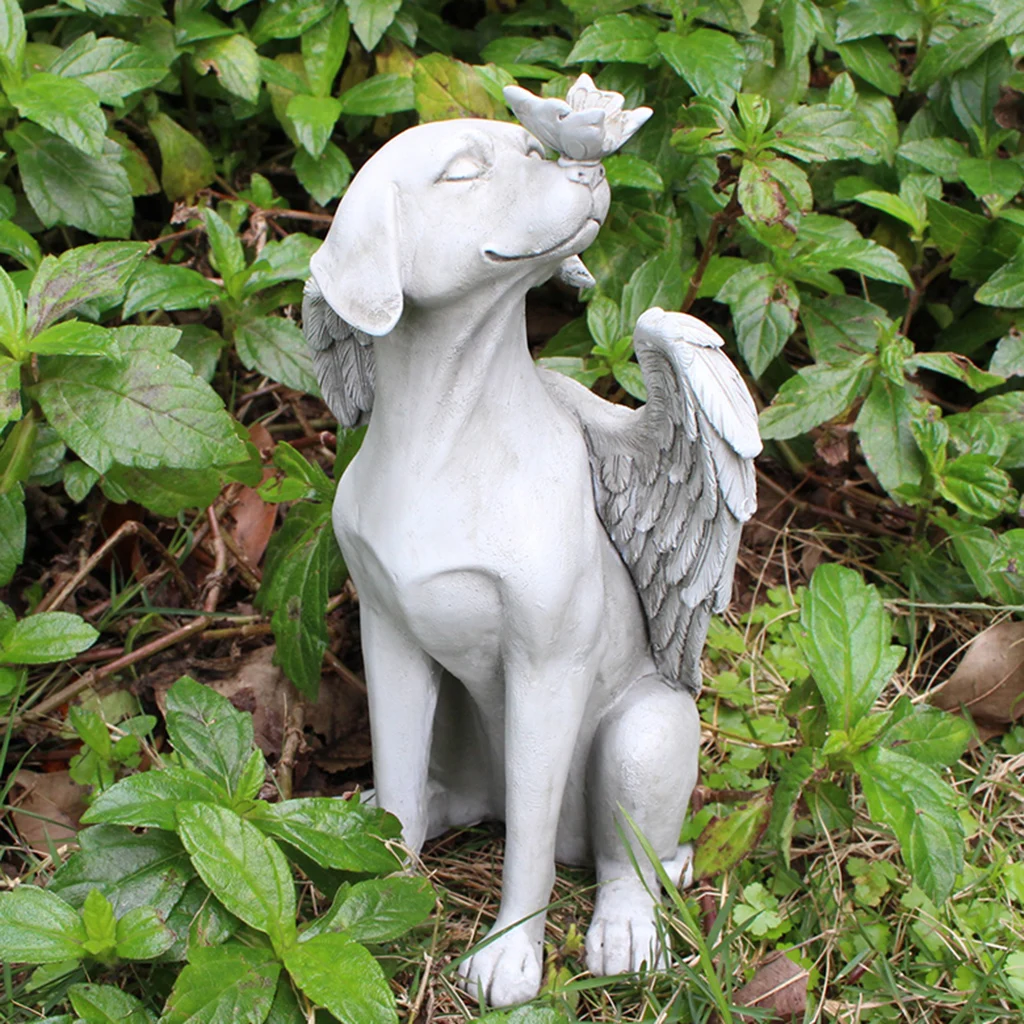 Dog Angel Pet Memorial Statue Decorative Grave Marker Sculpture, Resin Crafts, Tribute Pet Puppy Outdoor Garden Ornament
Dog Angel Pet Memorial Statue Decorative Grave Marker Sculpture, Resin Crafts, Tribute Pet Puppy Outdoor Garden Ornament