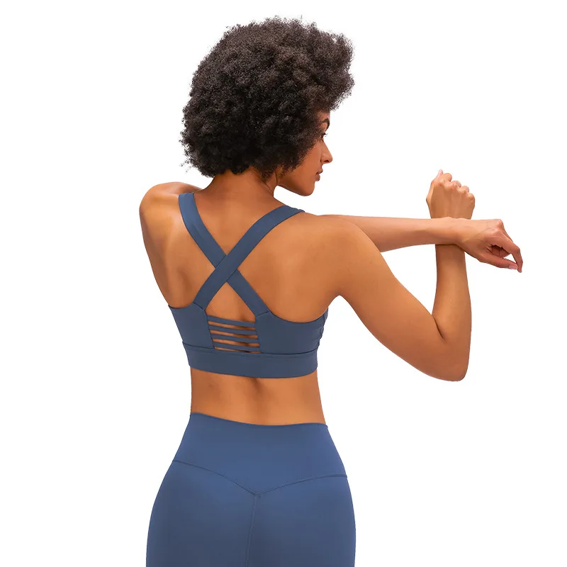 New hollow beautiful back sports underwear women's shockproof top-up classic double shoulder strap yoga bra
New hollow beautiful back sports underwear women's shockproof top-up classic double shoulder strap yoga bra