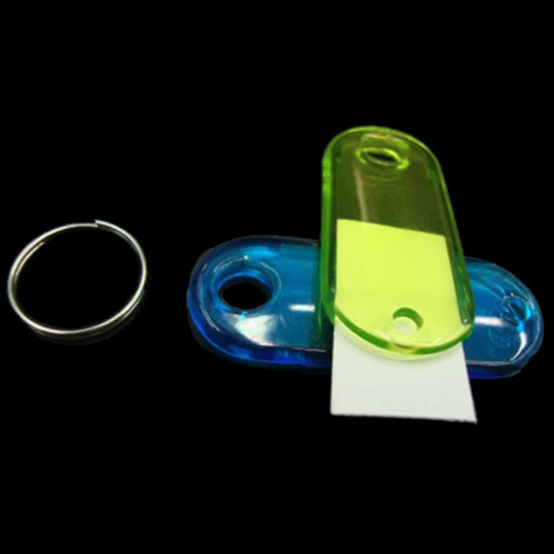 10PCS Convenient New Transparent Plastic Luggage ID Label Key Tags Keychains Keyring Tags
10PCS Convenient New Transparent Plastic Luggage ID Label Key Tags Keychains Keyring Tags