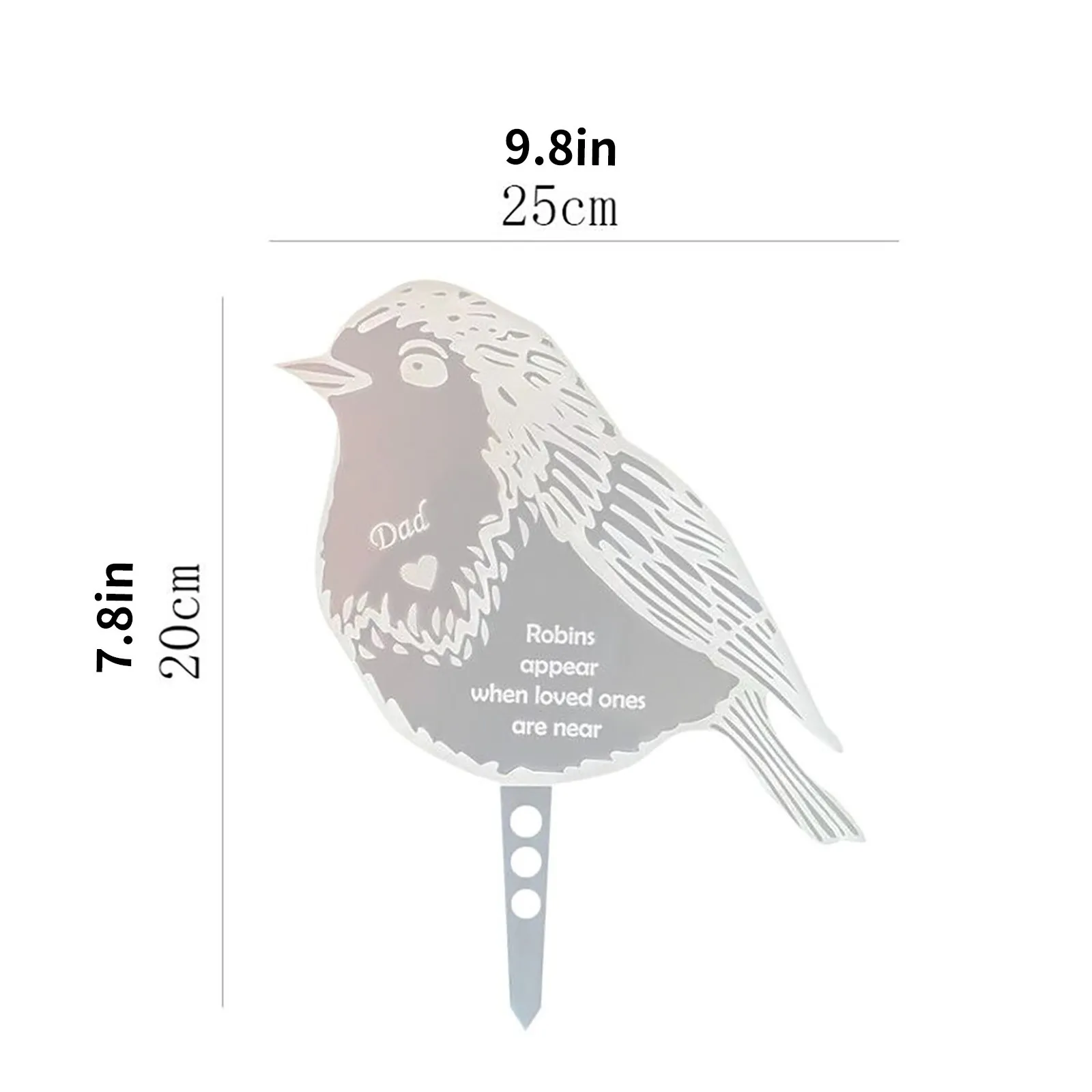 Sparrow Gardening Decoration Garden Steel Silver Decorative Outdoor Garden Ornaments Holiday Gift Home Decor
Sparrow Gardening Decoration Garden Steel Silver Decorative Outdoor Garden Ornaments Holiday Gift Home Decor
