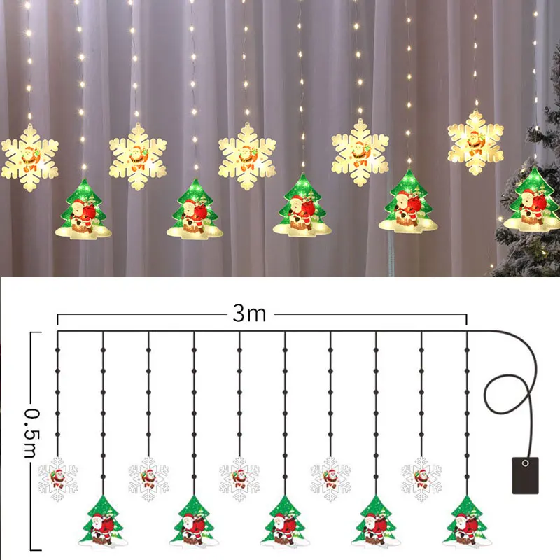 2022 New Year Navidad Home Decor Christmas Star Snowflake Curtain Light String Xmas Gifts Noel Christmas Tree Pendant Decoration
2022 New Year Navidad Home Decor Christmas Star Snowflake Curtain Light String Xmas Gifts Noel Christmas Tree Pendant Decoration