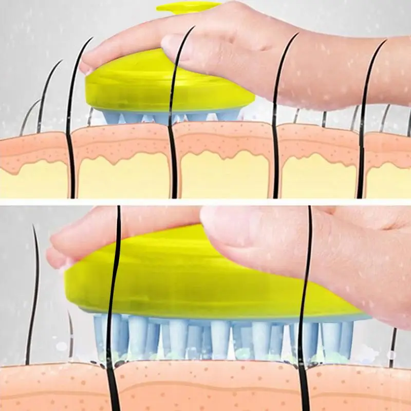 1PCS Silicone Head Shampoo Brush Washing Massager Bath SPA Shower Washing Brush Hair Combing Knotted Hair Care Shampoo Brush
1PCS Silicone Head Shampoo Brush Washing Massager Bath SPA Shower Washing Brush Hair Combing Knotted Hair Care Shampoo Brush