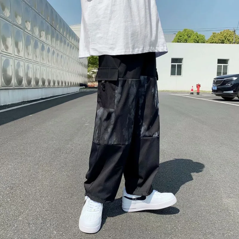 Spring Summer Wide-leg Pants Men's Fashion Pocket Casual Pants Men Streetwear Loose Hip-hop Tie-dye Pants Mens Cargo Pants M-2XL
Spring Summer Wide-leg Pants Men's Fashion Pocket Casual Pants Men Streetwear Loose Hip-hop Tie-dye Pants Mens Cargo Pants M-2XL