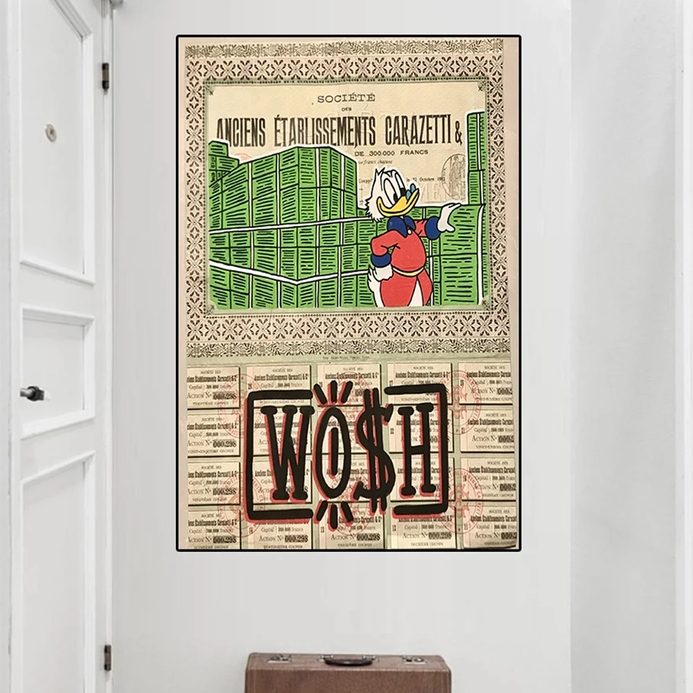 Home Decor Donald Duck Painting Canvas Print Poster Modern Wall Abstract Money Art Modular Picture Bedroom Background No Frame
Home Decor Donald Duck Painting Canvas Print Poster Modern Wall Abstract Money Art Modular Picture Bedroom Background No Frame