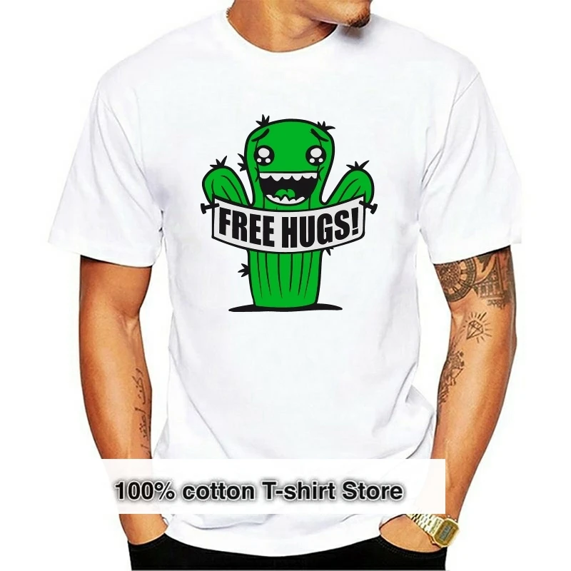 2020 Funny Cute Cartoon Cactus Free Hugs T-Shirt Fashion Personalized Custom Printed T Shirt Summer men Harajuku Tee Tops
2020 Funny Cute Cartoon Cactus Free Hugs T-Shirt Fashion Personalized Custom Printed T Shirt Summer men Harajuku Tee Tops
