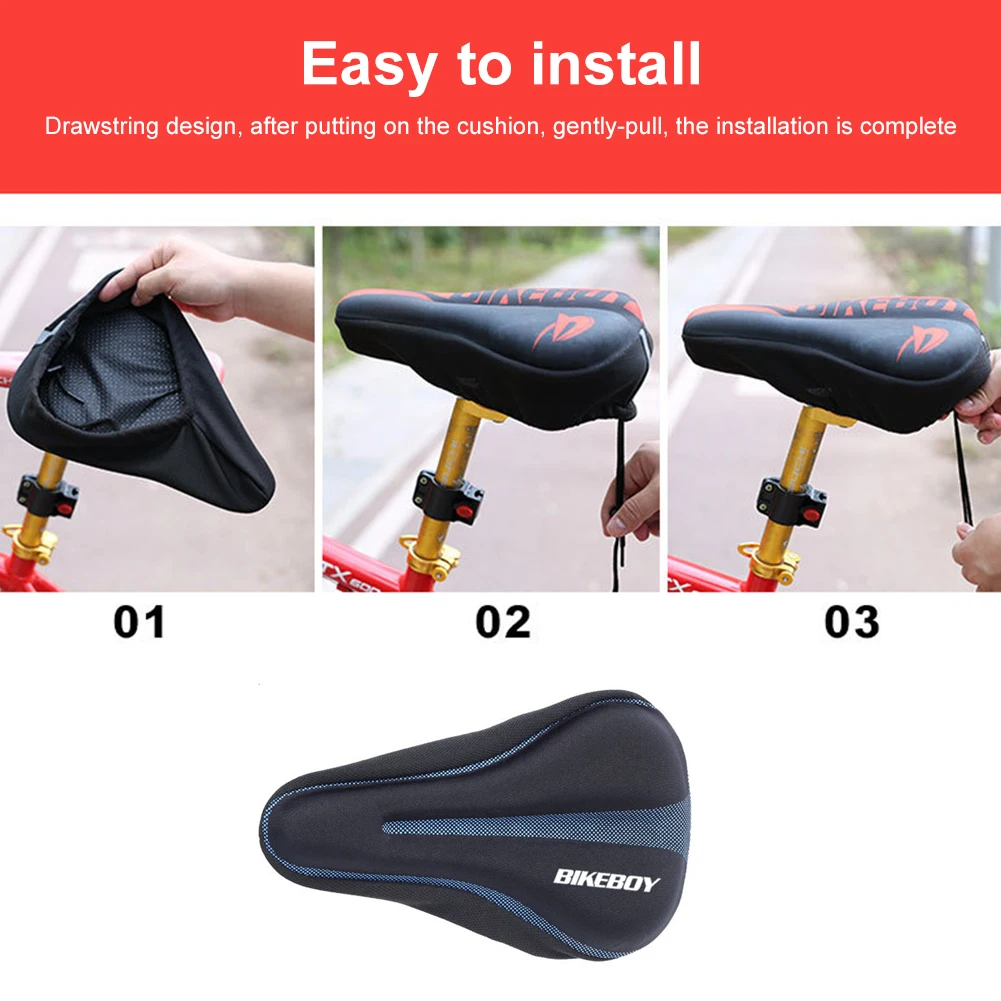 3D Soft Cycling Bicycle Bike Seat MTB Comfortable Matelas Cycling Pad Protective Gear Cover Cushion Bicycle Accessories 3 Colors
3D Soft Cycling Bicycle Bike Seat MTB Comfortable Matelas Cycling Pad Protective Gear Cover Cushion Bicycle Accessories 3 Colors