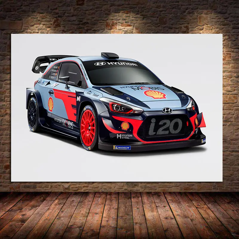 Sport Car Hyundais Tuning i20 Coupe Canvas Painting WRC Gray Wall Art Posters and Prints for Living Room Home Decor Unframed
Sport Car Hyundais Tuning i20 Coupe Canvas Painting WRC Gray Wall Art Posters and Prints for Living Room Home Decor Unframed