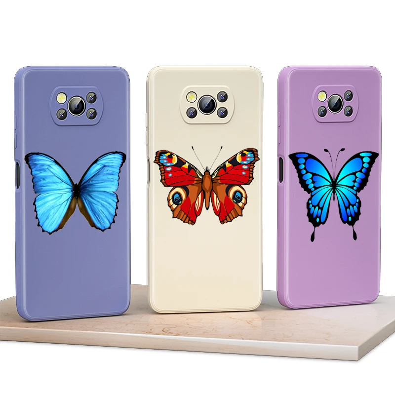 Aesthetic Blus Butterfly for Xiaomi Poco F3 GT X3 NFC M3 C3 M2 X2 Pro 5G Liquid Silicone Soft Cover Shockproof Phone Case
Aesthetic Blus Butterfly for Xiaomi Poco F3 GT X3 NFC M3 C3 M2 X2 Pro 5G Liquid Silicone Soft Cover Shockproof Phone Case