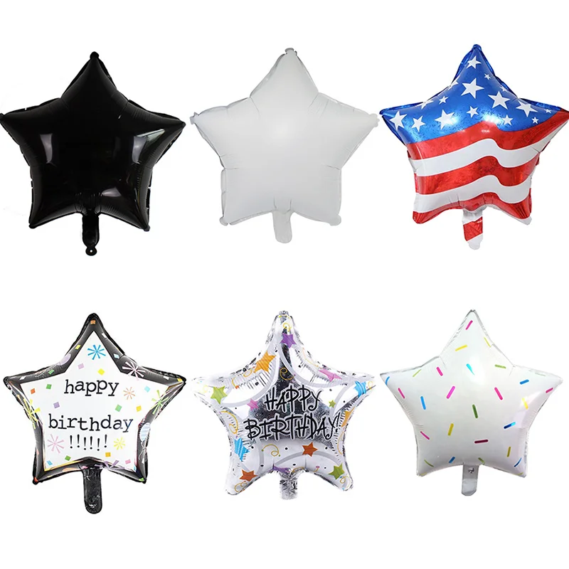Star Foil Helium Balloons 18inch Black White High Quality Birthday Party Decoration
Star Foil Helium Balloons 18inch Black White High Quality Birthday Party Decoration