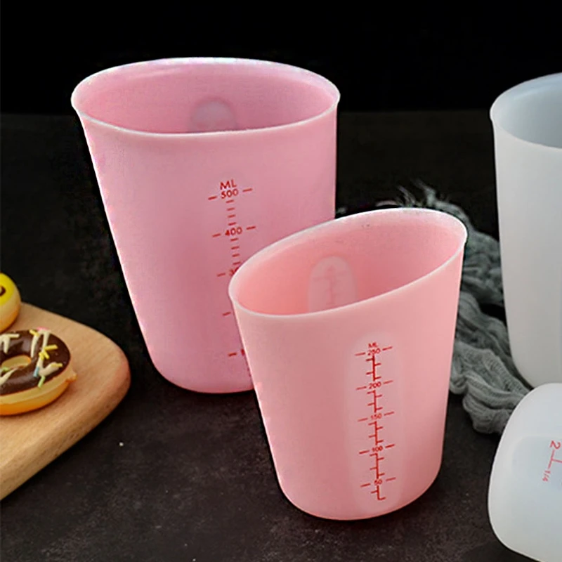 250/500ml Silicone Measuring Cup with Precise Scale for Epoxy Resin Mold Jewelry Making Non-Stick Mixing Cups
250/500ml Silicone Measuring Cup with Precise Scale for Epoxy Resin Mold Jewelry Making Non-Stick Mixing Cups