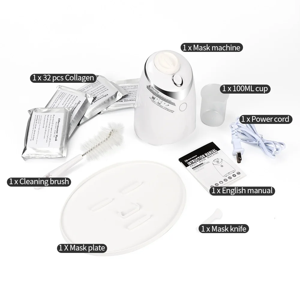 DIY Facial Mask Maker Automatic Vegetable Collagen Fruit Machine Shrink Pore Moisturizing Anti Aging Face Mask Beauty Skin Care
DIY Facial Mask Maker Automatic Vegetable Collagen Fruit Machine Shrink Pore Moisturizing Anti Aging Face Mask Beauty Skin Care