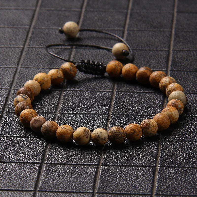 Matte 6 mm Fluorite Beads Bracelets Men Black Rope Handmade Braid Bangle Women Natural Mineral Stone Balance Prayer Mala Jewelry
Matte 6 mm Fluorite Beads Bracelets Men Black Rope Handmade Braid Bangle Women Natural Mineral Stone Balance Prayer Mala Jewelry