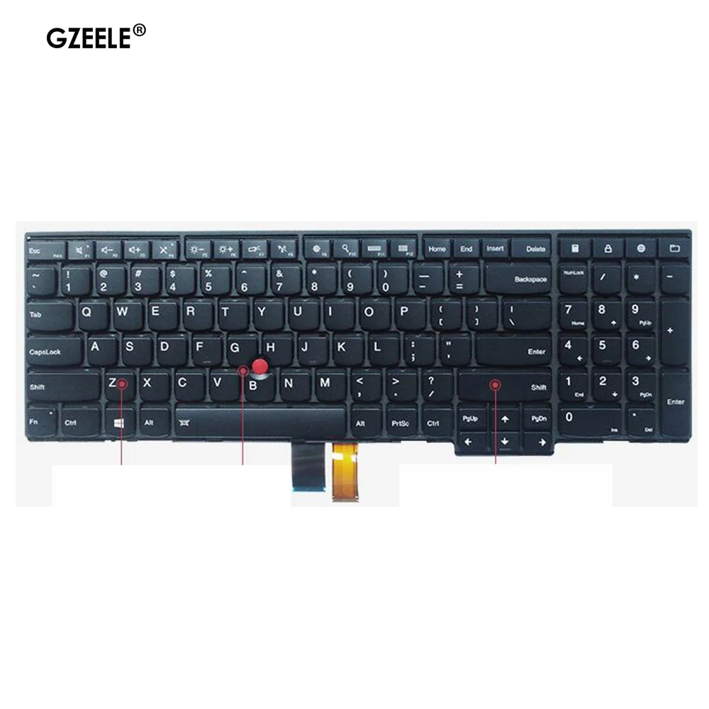 

Backlit English Keyboard for Lenovo IBM thinkpad E531 L540 W540 W550 W541 T540 T540P E540 P50S T560 L560 T550 US 04Y2426