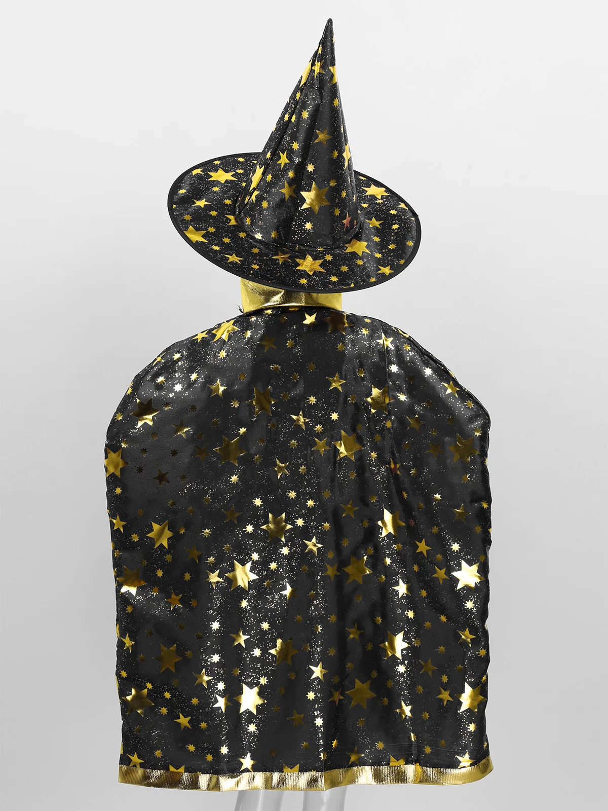 Children Kids Stage Performance Clothing Witch Wizard Cloak Cape&Pointed Hat Boys Girls Halloween Show Cosplay Costume Dress Up
Children Kids Stage Performance Clothing Witch Wizard Cloak Cape&Pointed Hat Boys Girls Halloween Show Cosplay Costume Dress Up