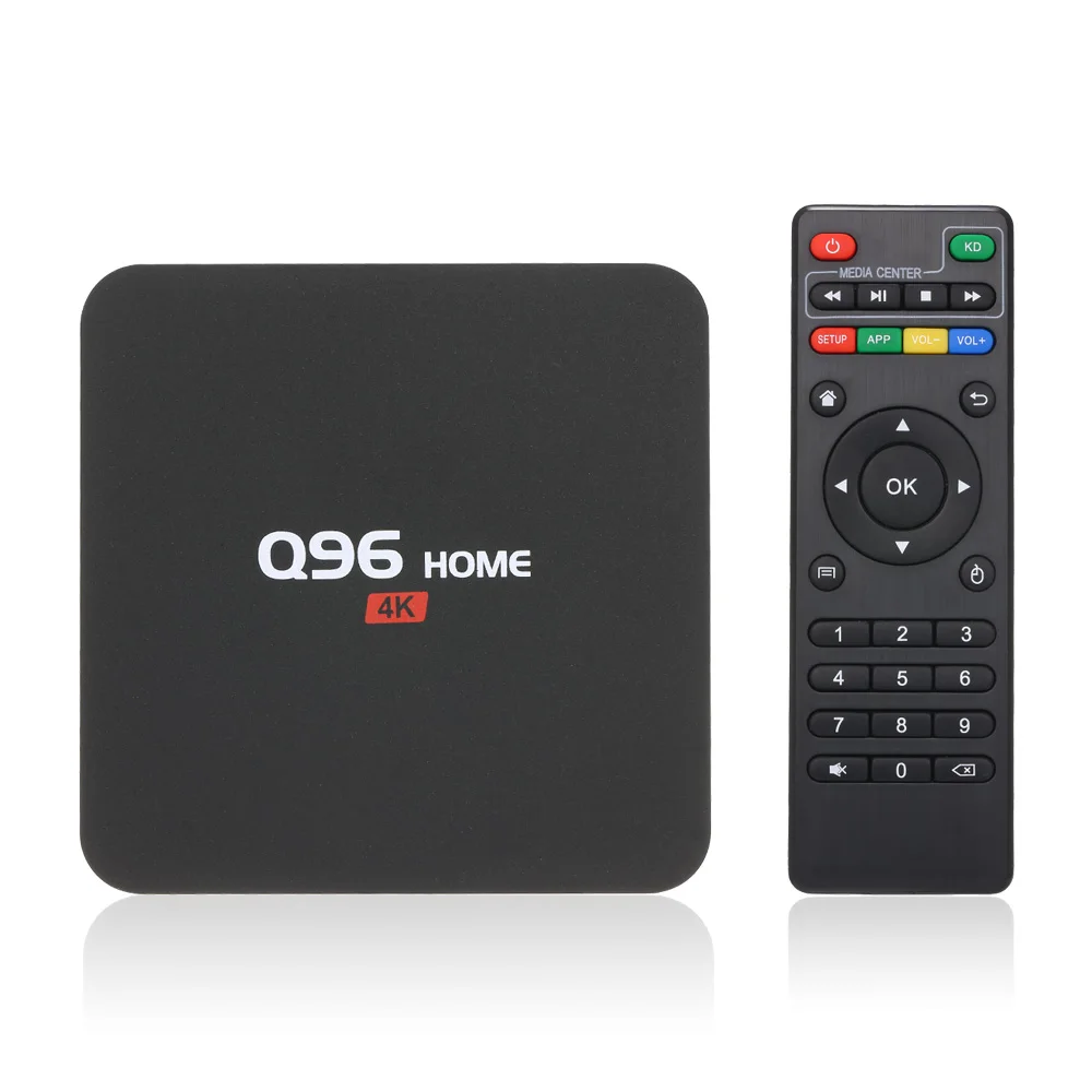 ТВ приставка Q96 для Smart TV Android четырехъядерный процессор RK3229 UHD 4K медиаплеер 2 4G Wi Fi