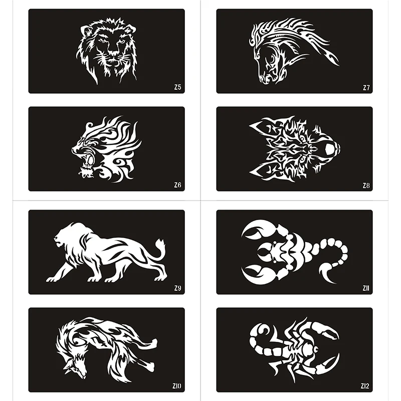 New 40Pcs Airbrush Tattoo Stencils Books Big Designs Body Painting Glitter Temporary Henna Tattoo Stencil Mixed Design
New 40Pcs Airbrush Tattoo Stencils Books Big Designs Body Painting Glitter Temporary Henna Tattoo Stencil Mixed Design