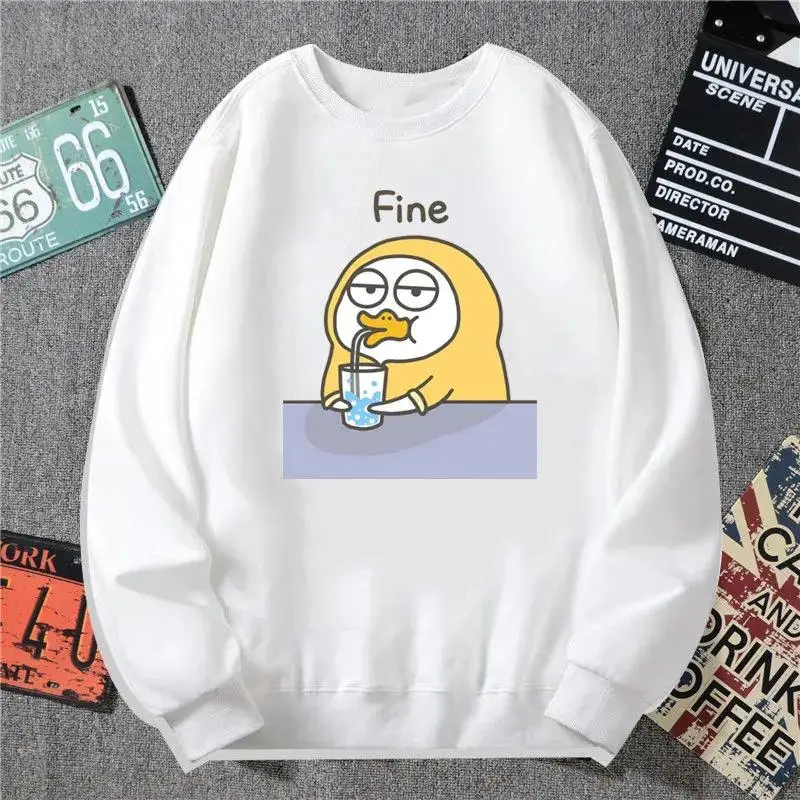 Plus Size Cute Duck Emoji Hoodie Women Sweet Loose Casual Korean Fashion Student Couple Outwear Oversize Pullover Pull
Plus Size Cute Duck Emoji Hoodie Women Sweet Loose Casual Korean Fashion Student Couple Outwear Oversize Pullover Pull