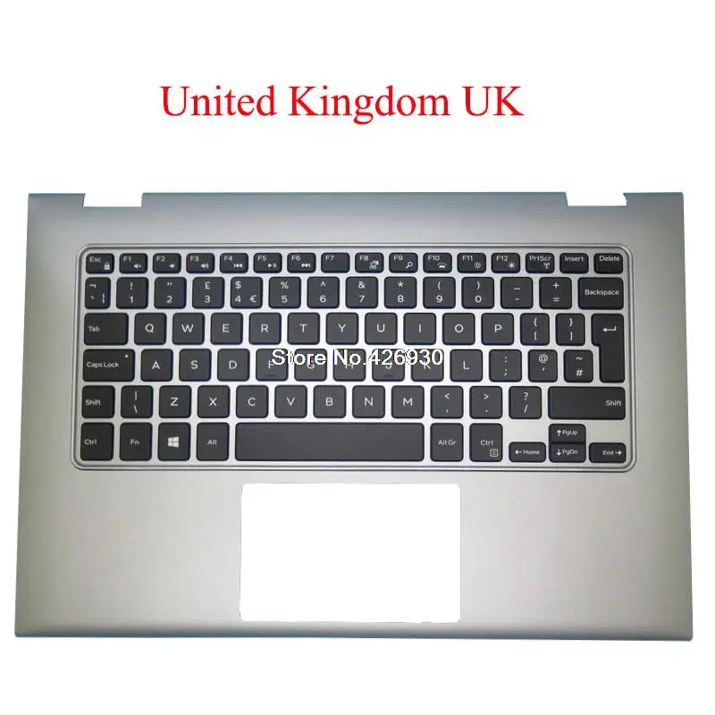 Laptop Palmrest For DELL For Inspiron 13 7347 7348 0V5CHP V5CHP 01DH86 1DH86 silver with backlit United Kingdom UK keyboard new
Laptop Palmrest For DELL For Inspiron 13 7347 7348 0V5CHP V5CHP 01DH86 1DH86 silver with backlit United Kingdom UK keyboard new