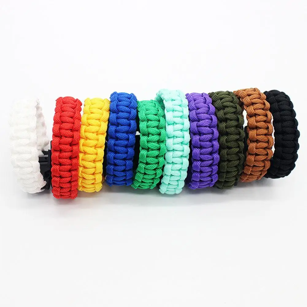 Paracord Bracelet For Men Outdoor Camping Hiking Buckle Wristband Women Rope Bracelet Adjustable Buckle Surivival Accessories
Paracord Bracelet For Men Outdoor Camping Hiking Buckle Wristband Women Rope Bracelet Adjustable Buckle Surivival Accessories