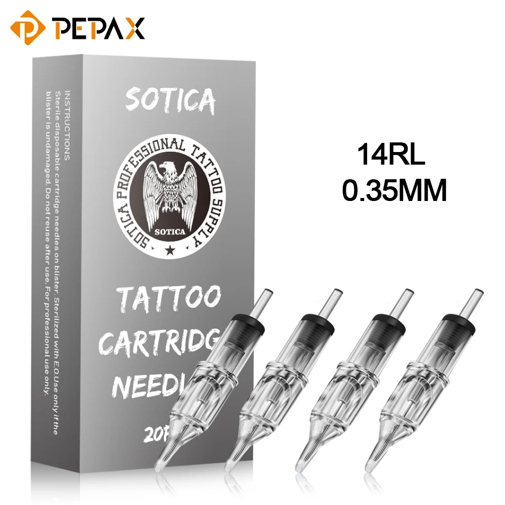20pcs/box Tattoo Cartridge Needles 1214RS 0.35MM Cartridge Tattoo Needles Round Liner for Tattoo Machine Pen Tattoo Supplies
20pcs/box Tattoo Cartridge Needles 1214RS 0.35MM Cartridge Tattoo Needles Round Liner for Tattoo Machine Pen Tattoo Supplies