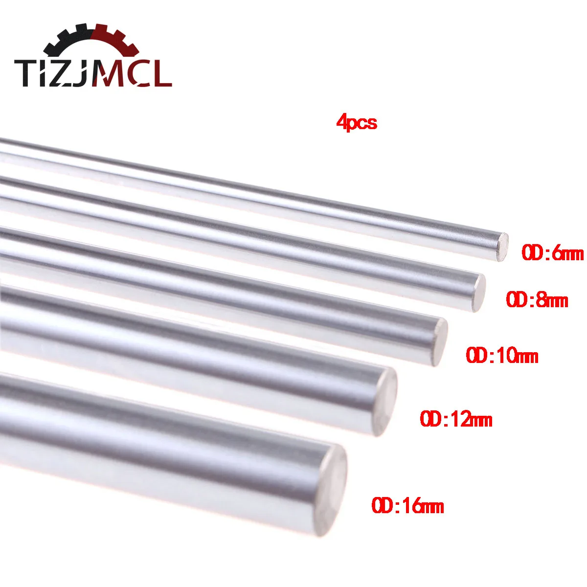 4pcs Optical Axis Linear Shaft Rail 200 300 400 500 600 1000 Smooth Rods6/8/10/12/16mm3D Printer Parts Chrome Plated Guide Slide
4pcs Optical Axis Linear Shaft Rail 200 300 400 500 600 1000 Smooth Rods6/8/10/12/16mm3D Printer Parts Chrome Plated Guide Slide