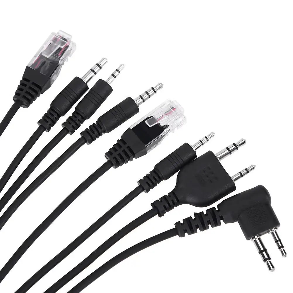 USB-кабель 8 в 1 для программирования Baofeng Motorola Kenwood TYT QYT Radio VERTEX FT-10R FT-40R FT-50R FT-60R |