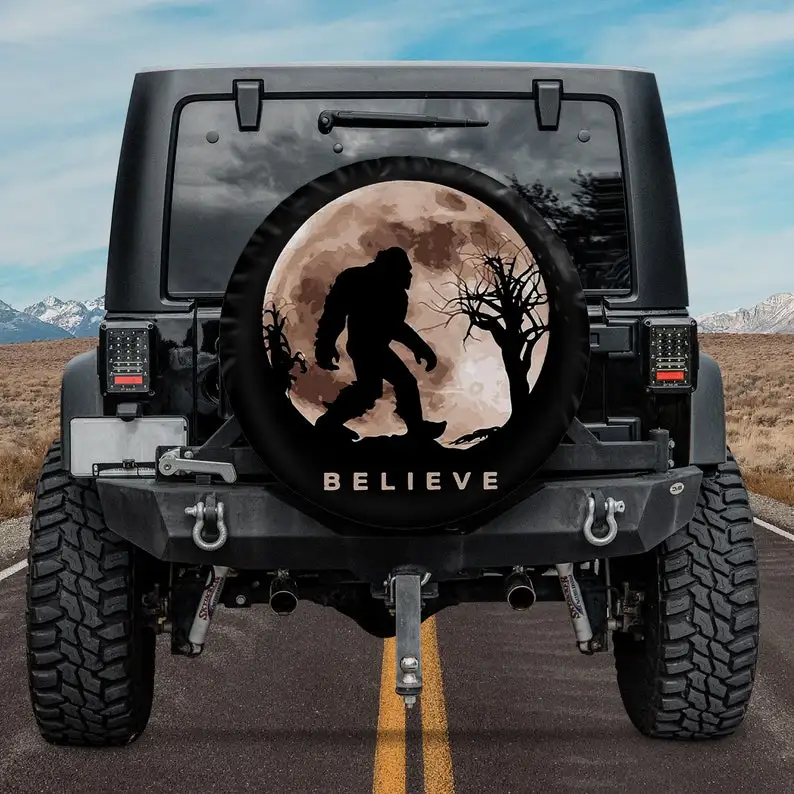 Bigfoot Sasquatch Full Moon - Believe чехол для запасных шин-автомобильные аксессуары, запасные шины на заказ покрывают ваш собственный индивидуальный диза...
Bigfoot Sasquatch Full Moon - Believe чехол для запасных шин-автомобильные аксессуары, запасные шины на заказ покрывают ваш собственный индивидуальный диза...