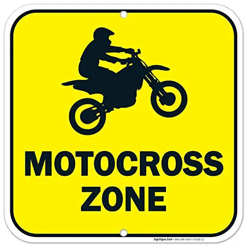 Moto Crossing Sign - Motocross Zone Sign, 8x8in Weather/Fade Resistant, Easy Mounting, Indoor/Outdoor Use Wall Decor Metal
Moto Crossing Sign - Motocross Zone Sign, 8x8in Weather/Fade Resistant, Easy Mounting, Indoor/Outdoor Use Wall Decor Metal