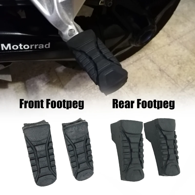 

For BMW R1200GS LC R 1200 GS ADV Adventure S1000XR 2014 -2019 2018 Motorcycle Front&Rear Footpeg Plate Footrest Rubber Cover