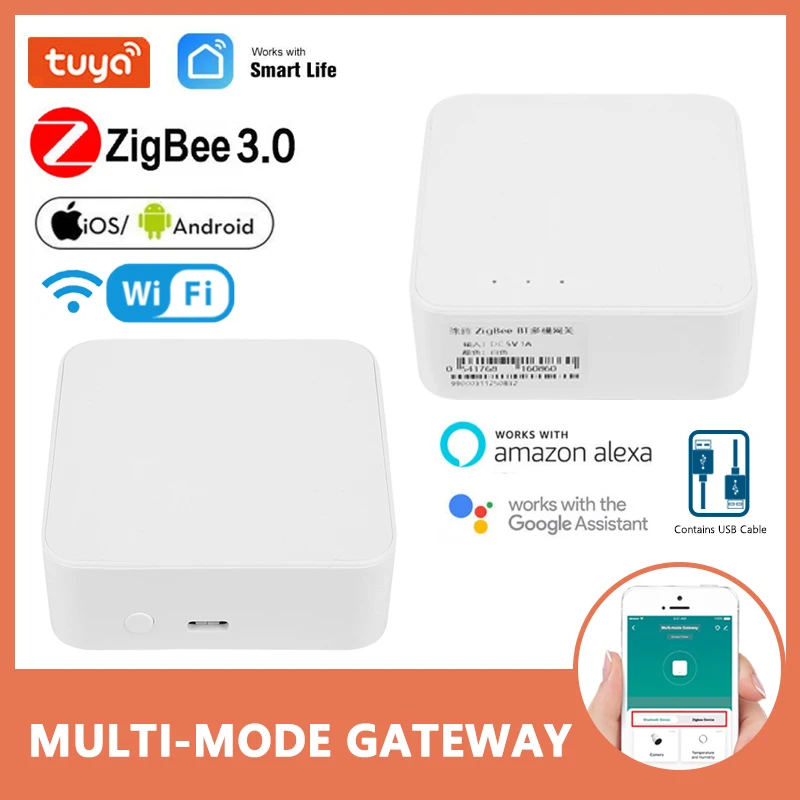 Умный шлюз Tuya ZigBee 3,0, многорежимный сетевой хаб, совместимый с Bluetooth, работает с приложением Smart Life через Alexa Google Home
Умный шлюз Tuya ZigBee 3,0, многорежимный сетевой хаб, совместимый с Bluetooth, работает с приложением Smart Life через Alexa Google Home