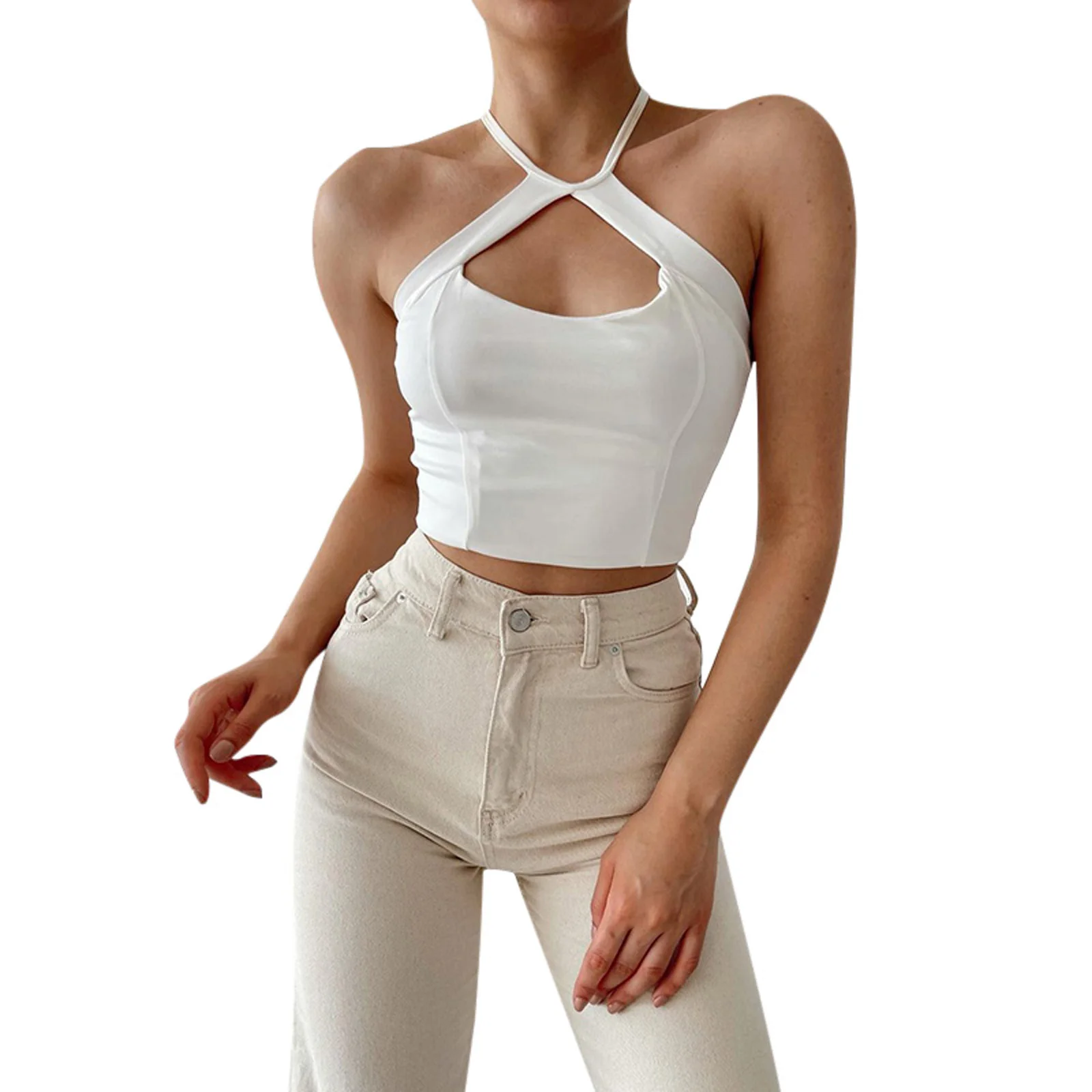 Women Y2k Corset Camisole Cropped Bustier Top Fashion Solid Vest Summer Sexy Halter Lace-up Streetwear Slim Fit Basic Tees
Women Y2k Corset Camisole Cropped Bustier Top Fashion Solid Vest Summer Sexy Halter Lace-up Streetwear Slim Fit Basic Tees