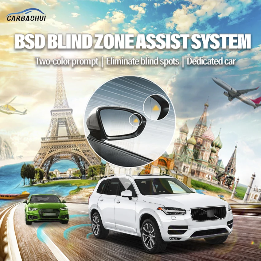 Car Millimeter Wave Radar blind spot detection system BSD BSA BSM Monitoring Change Lane Aided Parking For Volvo XC90 2015
Car Millimeter Wave Radar blind spot detection system BSD BSA BSM Monitoring Change Lane Aided Parking For Volvo XC90 2015