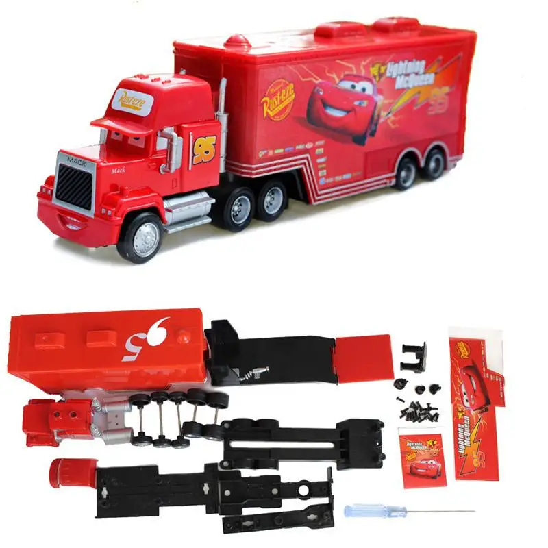 Disney Pixar Cars 2 Toys McQueen Alloy 95 Container Truck Assembled Version Model Children's Toy Car Hands-on Christmas Gift Set
Disney Pixar Cars 2 Toys McQueen Alloy 95 Container Truck Assembled Version Model Children's Toy Car Hands-on Christmas Gift Set
