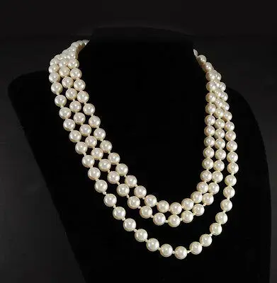 new Jacqueline Kennedy First Lady Triple Strand real Freshwater 7-8MM White Pearl Necklace 17-19”
new Jacqueline Kennedy First Lady Triple Strand real Freshwater 7-8MM White Pearl Necklace 17-19”