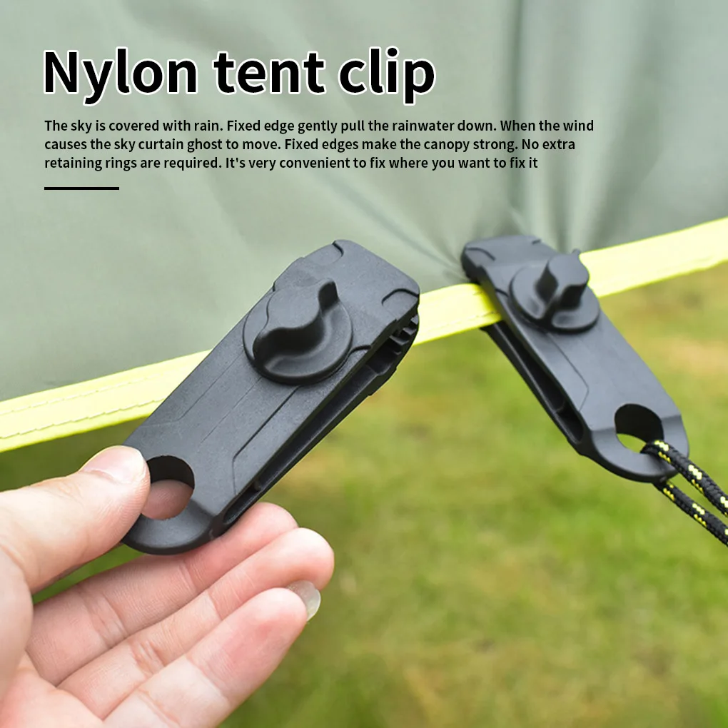 10pcs Tarpaulin Clip Quality Durable Awning Tent Lashing Buckle Outdoor Camping Awning Hook Windproof Rope Barb Clip
10pcs Tarpaulin Clip Quality Durable Awning Tent Lashing Buckle Outdoor Camping Awning Hook Windproof Rope Barb Clip