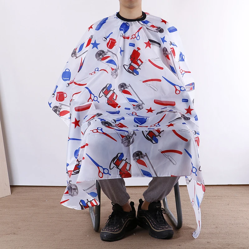 Professional Barber Cape Haircutting Salon Print Apron Waterproof Anti-static Hair Care Styling Tools Wrap 160cm*142cm
Professional Barber Cape Haircutting Salon Print Apron Waterproof Anti-static Hair Care Styling Tools Wrap 160cm*142cm
