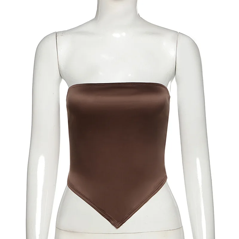 Strapless Scarf Crop Tops for Women Fashion Sleeveless Backless Club Party Sexy Wrap Mini Tube Top Cropped Solid
Strapless Scarf Crop Tops for Women Fashion Sleeveless Backless Club Party Sexy Wrap Mini Tube Top Cropped Solid
